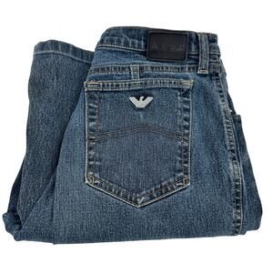 Armani Jeans Mens 29 (29x28 ACTUAL) Comfort Fit Blue‎ Denim AJ J05 Regular Fit